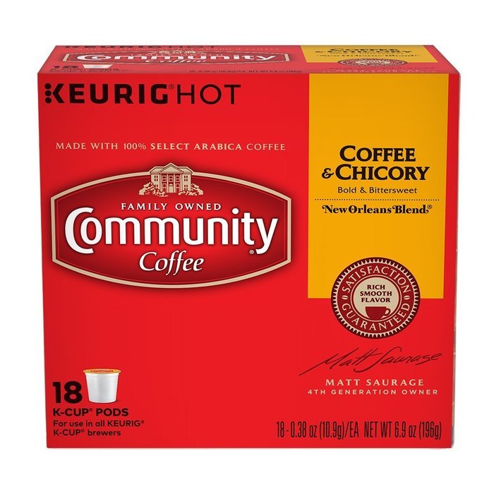 Community Coffee and Chicory Single-Serve Coffee, 18 Count N2