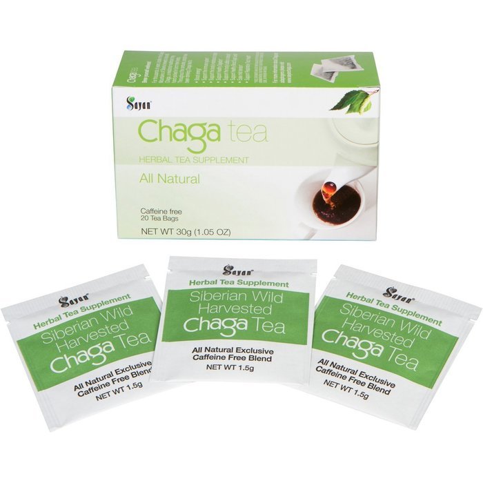 Sayan Siberian Chaga Mushroom Tea - Exclusive blend of Raw + Extract, Wild Harvested Herbal Supplement and Natural... N2