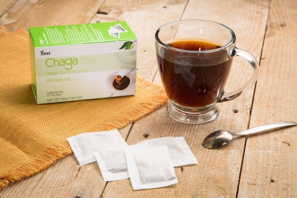 Sayan Siberian Chaga Mushroom Tea - Exclusive blend of Raw + Extract, Wild Harvested Herbal Supplement and Natural... N6