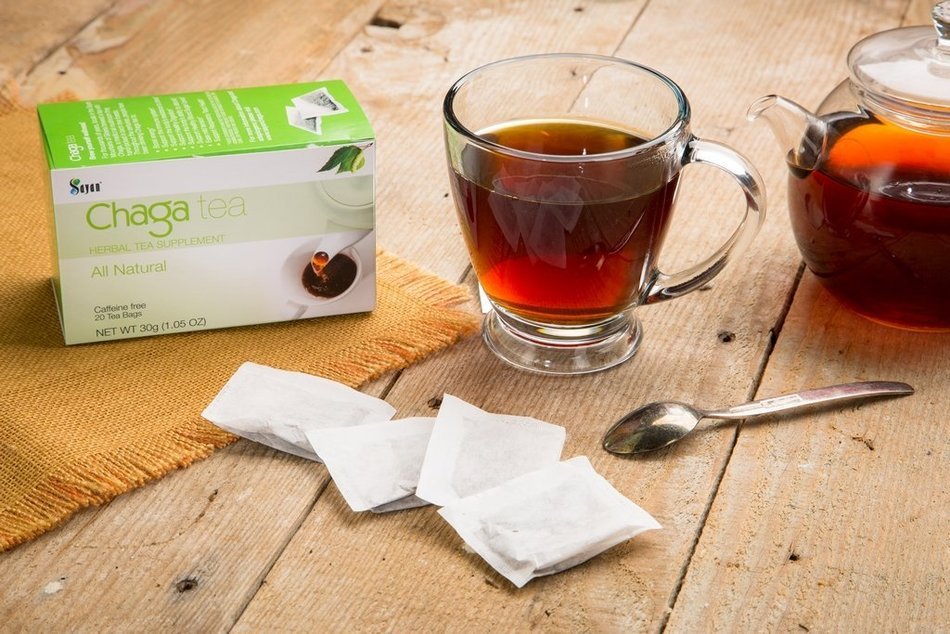 Sayan Siberian Chaga Mushroom Tea - Exclusive blend of Raw + Extract, Wild Harvested Herbal Supplement and Natural... N7