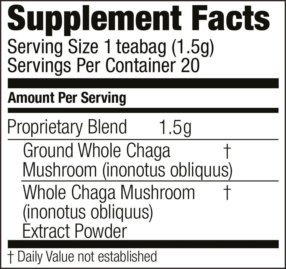 Sayan Siberian Chaga Mushroom Tea - Exclusive blend of Raw + Extract, Wild Harvested Herbal Supplement and Natural... N8