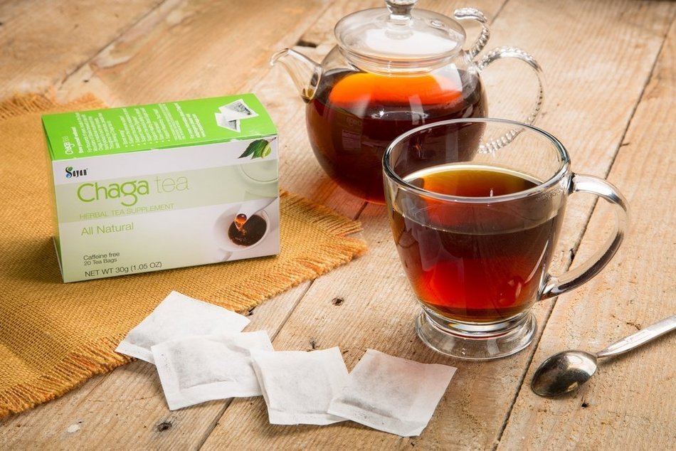 Sayan Siberian Chaga Mushroom Tea - Exclusive blend of Raw + Extract, Wild Harvested Herbal Supplement and Natural... N9