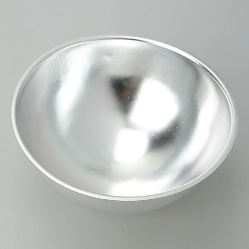 Great Value ZD67 DIY Tool Practical Ball Shaped / Half Round Metal Cake Mold Silver N2