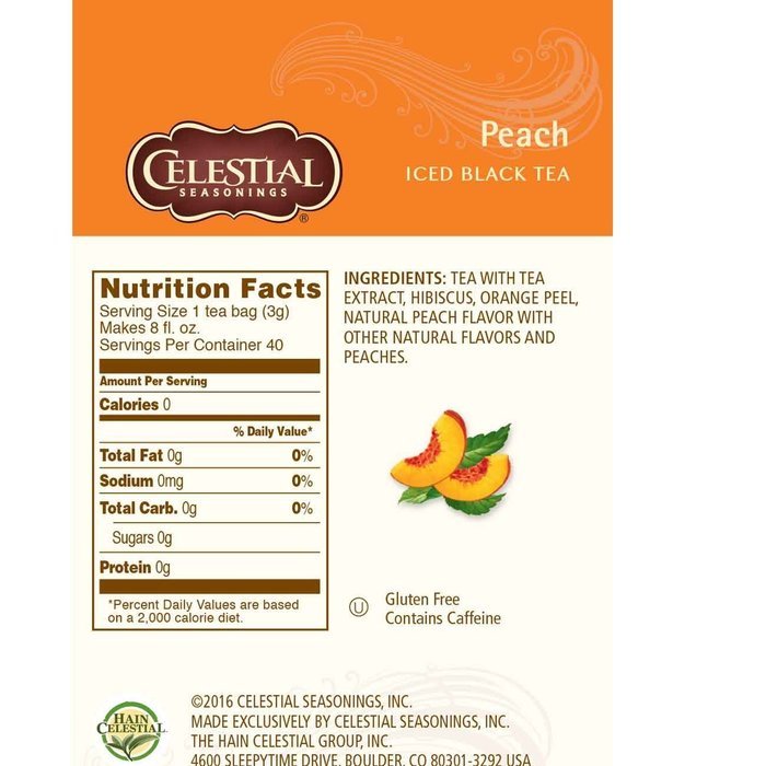 Celestial Seasonings Sweet Harvest Pumpkin Black Tea, 20 Count N34