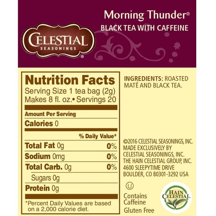 Celestial Seasonings Sweet Harvest Pumpkin Black Tea, 20 Count N51