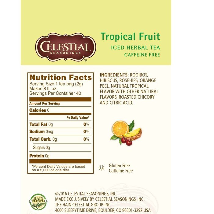 Celestial Seasonings Sweet Harvest Pumpkin Black Tea, 20 Count N61