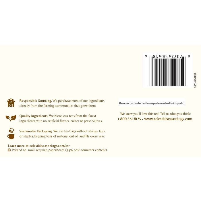 Celestial Seasonings Sweet Harvest Pumpkin Black Tea, 20 Count N72
