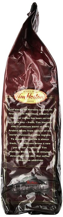 Tim Hortons Arabica Medium Roast Coffee, 32.8 Oz Can N5
