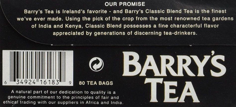 Barrys Tea Classic Blend Tea Bags - 80 Count N2