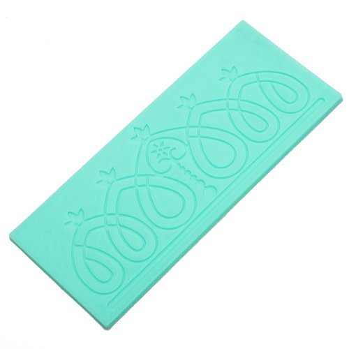 Princess Lace Fondant cake Silicone Mold Baking Mat Sugercraft