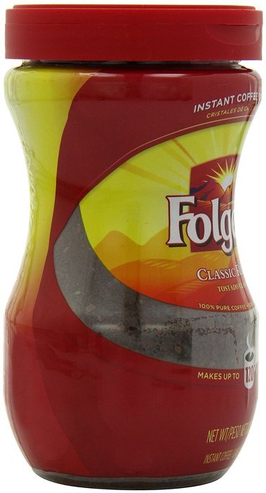 Folgers Classic Roast Instant Coffee, 8 Ounce (Pack of 3) N6