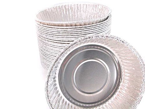 Disposable Aluminum Extra Deep 10" Round All Purpose Baking Pan #1600 (10) N3