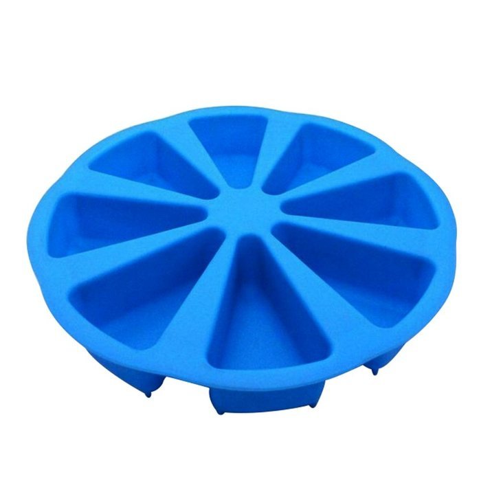 Eronde Food Grade Sofe Silicone DIY Baking Cake Pan Molds(Random Color) N6