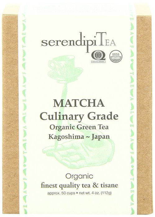 SerendipiTea Matcha Culinary Grade, Organic Green Tea, 4-Ounce Box