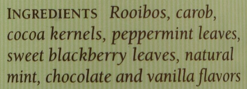 The Republic Of Tea Peppermint Cuppa Chocolate Tea, 36 Tea Bags, Rooibos Tea Dessert Blend N3