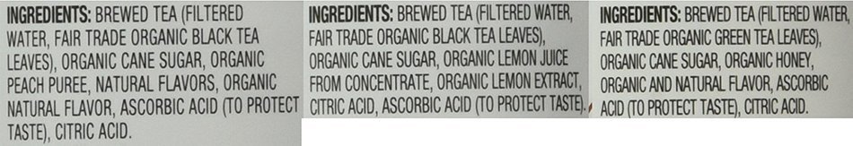 HONEST Tea, Brewed Organic Tea Variety Pack, 16.9 fl oz (Pack of 12) N4