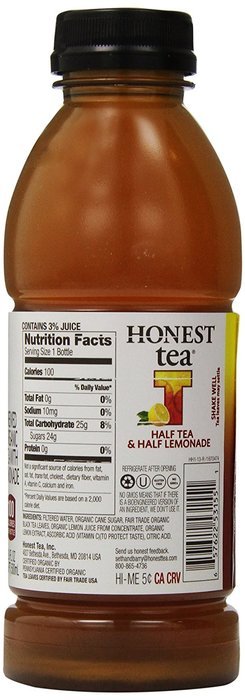 HONEST Tea, Brewed Organic Tea Variety Pack, 16.9 fl oz (Pack of 12) N9
