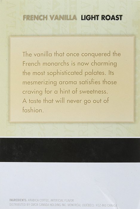 Van Houtte French Vanilla Coffee Keurig K Cups 18 Count N2