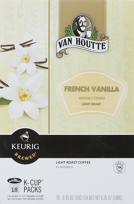 Van Houtte French Vanilla Coffee Keurig K Cups 18 Count N4