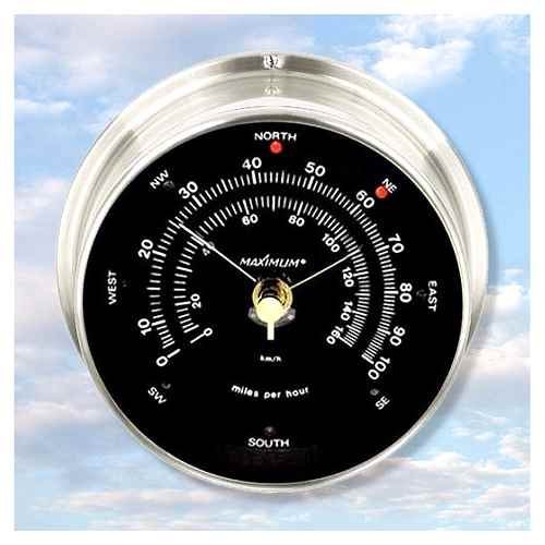 Wireless Maestro Anemometer Nickel & Black