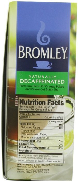 Bromley Decaffeinated Tea Bags, 100-Count Units (Pack of 5) N2