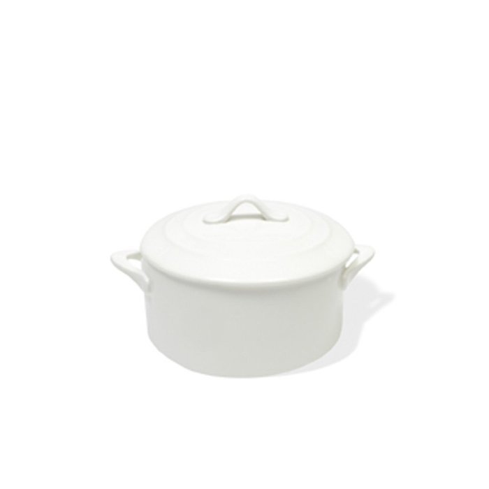 Maxwell and Williams TP72010 8.5-Ounce Basics Oven Chef Round Casserole, Mini, White