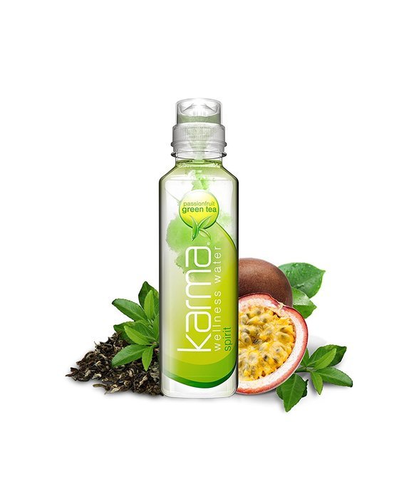 Karma Wellness Water, Passionfruit Green Tea, 18 Ounce (12 Count) N2