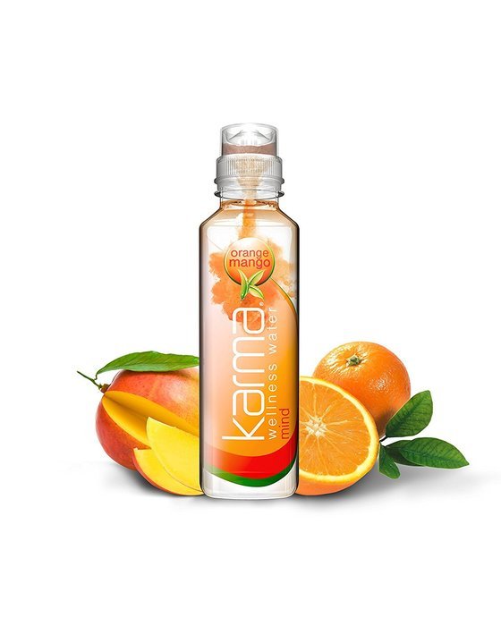 Karma Wellness Water, Passionfruit Green Tea, 18 Ounce (12 Count) N6