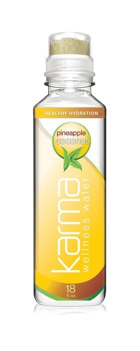 Karma Wellness Water, Passionfruit Green Tea, 18 Ounce (12 Count) N13