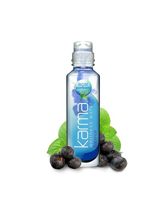 Karma Wellness Water, Passionfruit Green Tea, 18 Ounce (12 Count) N16