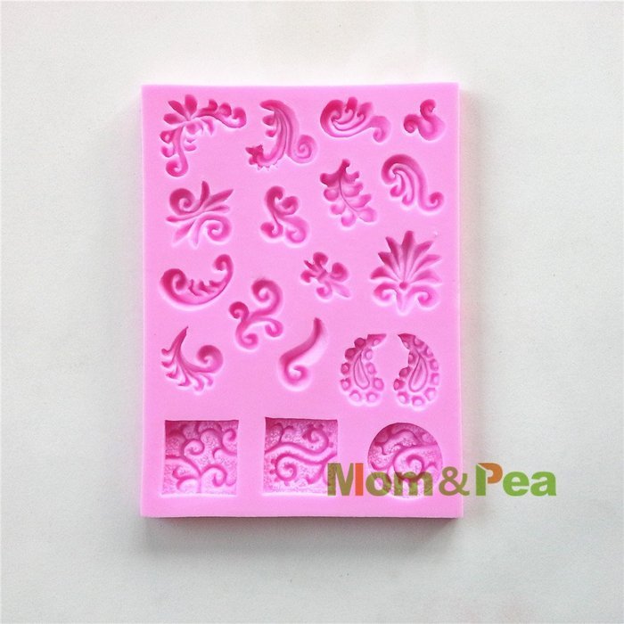 Mom&pea 0535 Decorations Shaped Silicone Mould for Fondant Cake Sugar Paste Cake Decoration 3d Cake Toppers Mold... N3