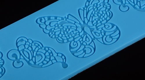 Lariy Sugar Lace Mat DIY Butterfly Silicone Cake Mould Chocolate Baking Tool N4