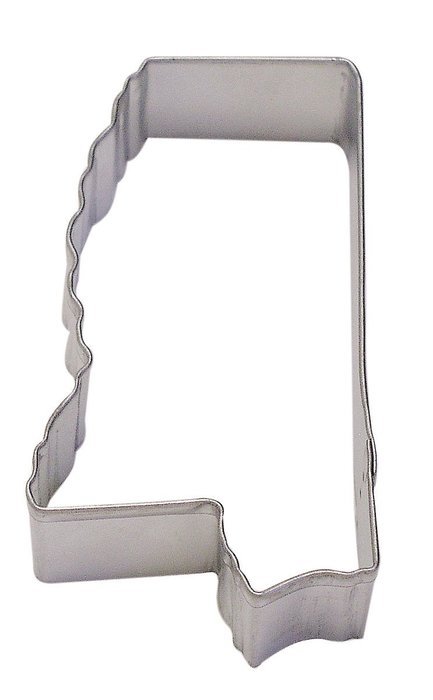 R&M Mississippi State Cookie Cutter in Durable, Economical, Tinplated Steel