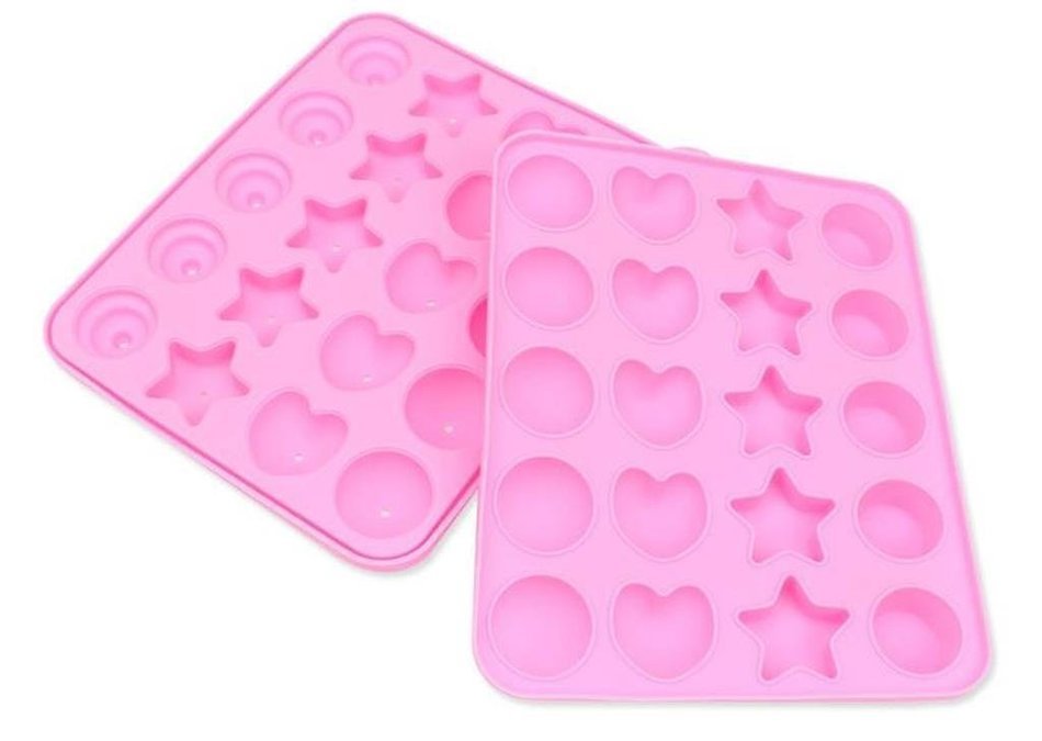 La Tartelette Silicone Cake Mold Cake Pop Mold, Assorted Shapes N2