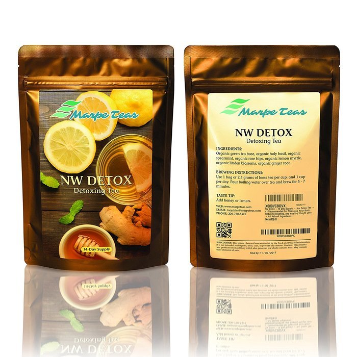 NW Detox Tea 14 Day &ndash; Natural Weight Lose Tea | Iaso Tea | Flat Tummy Tea | 100% Organic Premium Cleansing Tea... N3