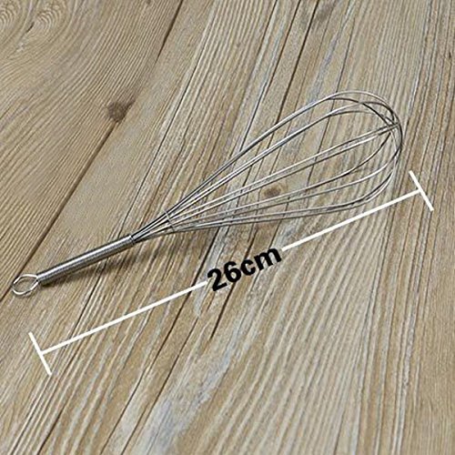 ASDOMO Manual Kitchen Stainless steel Egg Beaters Whisk Mixer Cream Baking Blender Whip Cream Whipper Premium... N3