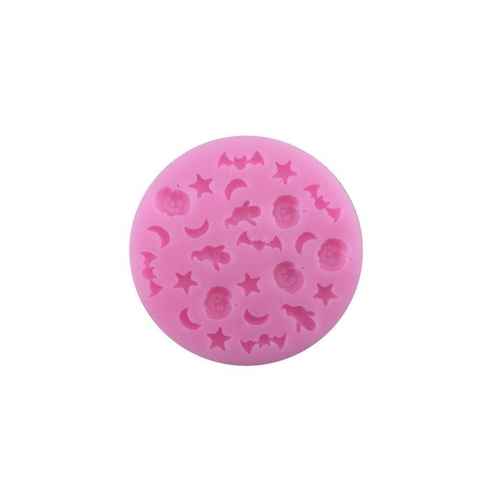 Cutoy Mini Bat Ghost Pumkin Design Silicone Cake Fondant Chocolete Jello Soap Candy Gum Paste Molds Clay Moulds... N2