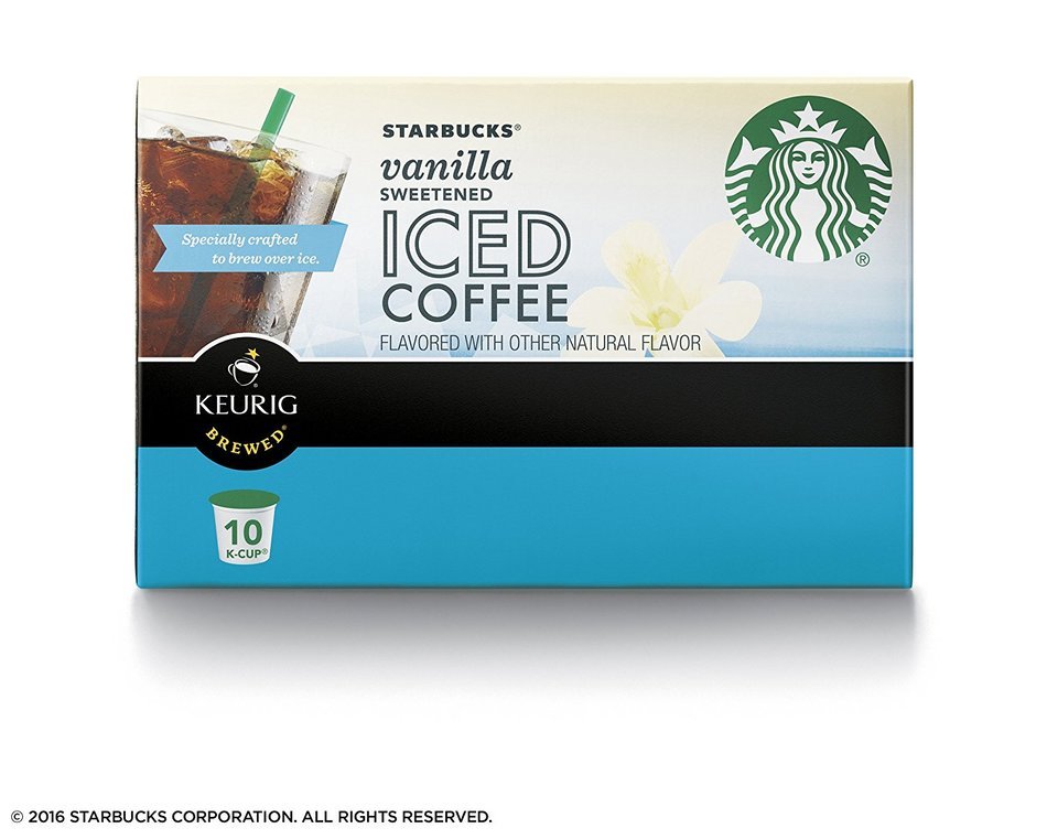 Starbucks Sweetened Vanilla Iced Coffee, K-Cup for Keurig Brewers, 60 Count N2