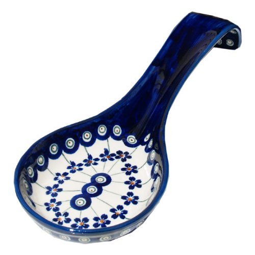 Polmedia Polish Pottery Spoon rest 12" #GU1178-166A Zaklady Ceramiczne H3392C
