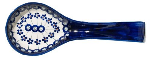 Polmedia Polish Pottery Spoon rest 12" #GU1178-166A Zaklady Ceramiczne H3392C N2