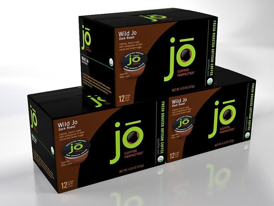 WILD JO: 72 Cup Organic Dark French Roast for K-Cup Coffee Brewers, Bold Strong Wicked Good! Keurig 1.0 & 2.0... N4