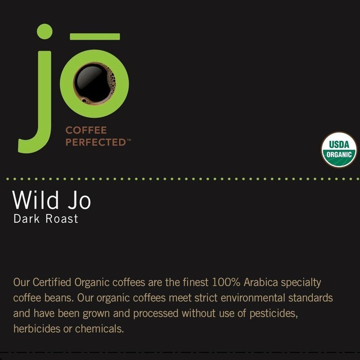 WILD JO: 72 Cup Organic Dark French Roast for K-Cup Coffee Brewers, Bold Strong Wicked Good! Keurig 1.0 & 2.0... N10