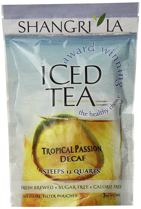 Shangri La Tea Company Iced Tea, Tropical Passion, 6 Count, (3 Oz Total) N14