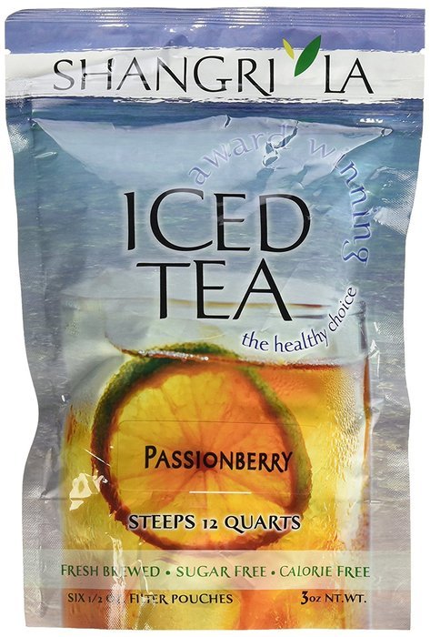 Shangri La Tea Company Iced Tea, Tropical Passion, 6 Count, (3 Oz Total) N19