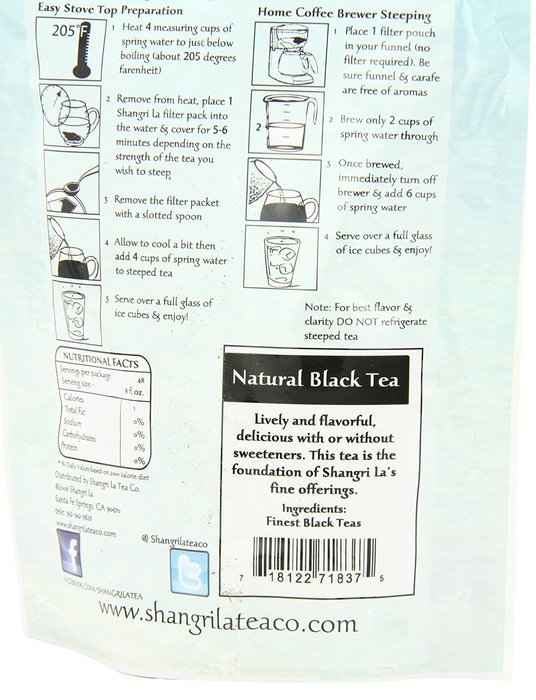 Shangri La Tea Company Iced Tea, Tropical Passion, 6 Count, (3 Oz Total) N24
