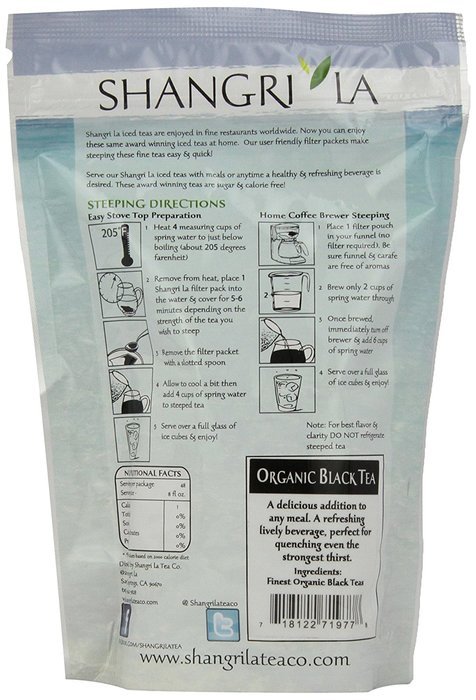 Shangri La Tea Company Iced Tea, Tropical Passion, 6 Count, (3 Oz Total) N29