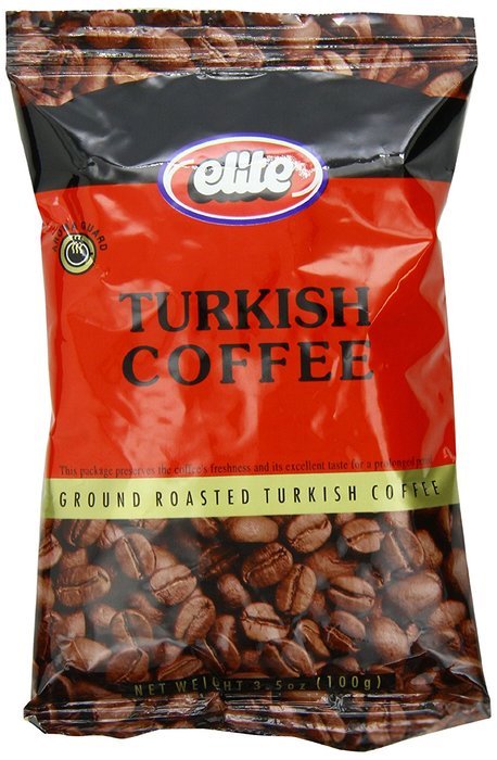 Elite Turkish Ground Roasted Coffee Bag, 3.5000-ounces (Pack of 8)
