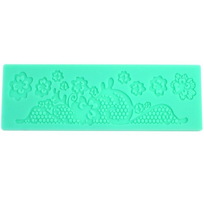Cake Decoration Silicone Set - Lace Embossing Impression DIY Cake Fondant Decorating Mold (set of 6) N2