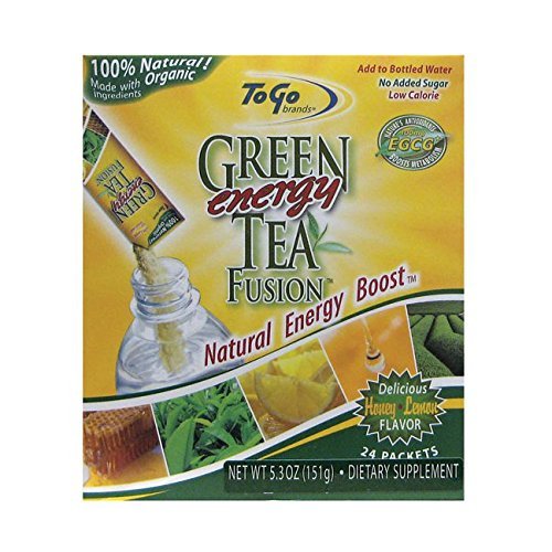 To Go Brands Green Tea Energy Fusion Honey Lemon -- 24 Packets