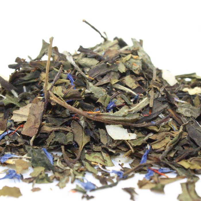 White Coconut Cream White Loose Leaf Tea - Low Caffeine - Organic (3.5oz / 100g) N5